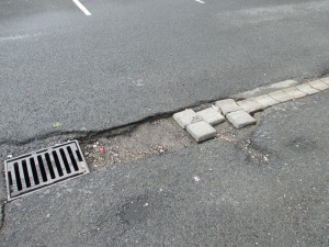 001 (2) Potholes in Car Park at Ashmore Park shops